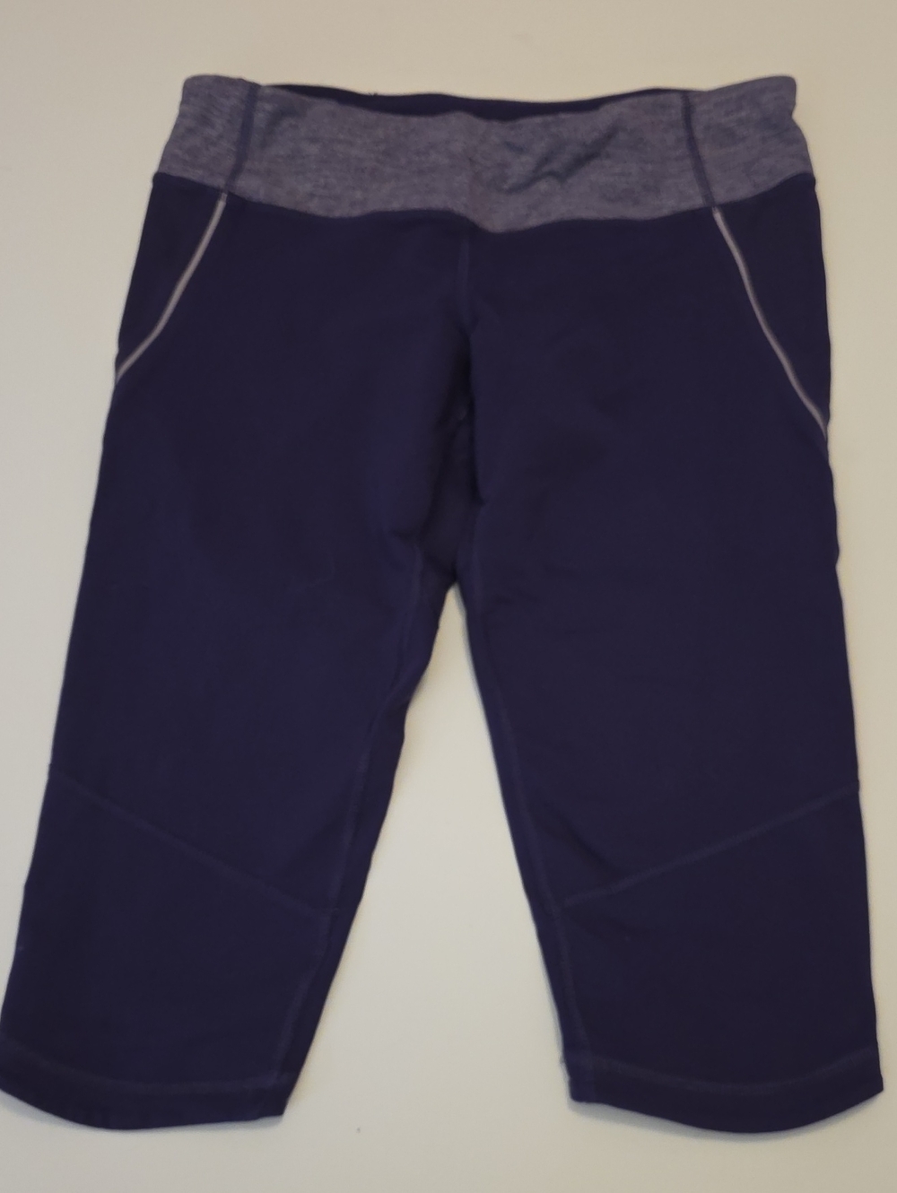 lululemon athletica Navy Capri Leggings with Waistband